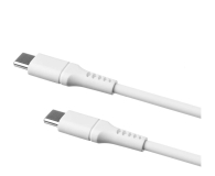 FIXED Kabel Liquid Silicone USB-C/USB-C 0,5m 60W biały - 1249120 - zdjęcie 3